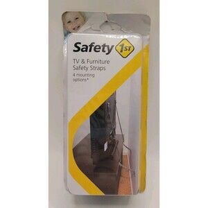Safety 1st Heavy-Duty TV & FURNITURE STRAP earthquake & tip prevention brackets